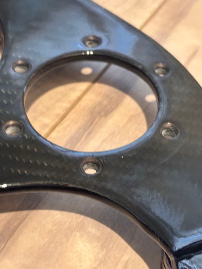 カーボン製 32.5×29 D型 ステアリング　ハンコン