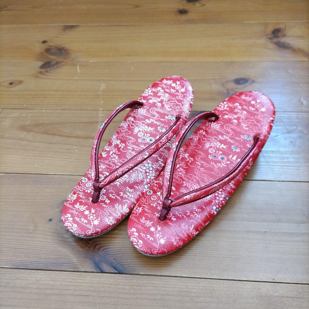 アリサナ 赤色花柄着物　袴セット 150