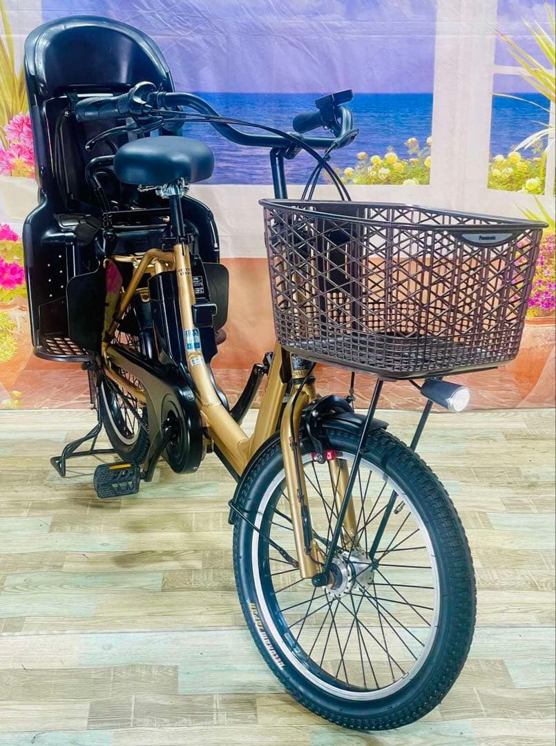 しずかギュットアニーズ⭐️13AH！子供乗せ電動アシスト自転車Y3262