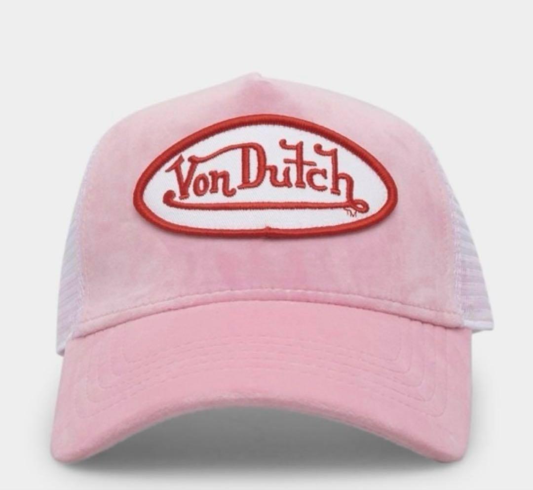【ピンク】Von Dutch ボンダッチ　メッシュ帽　レディース　新品