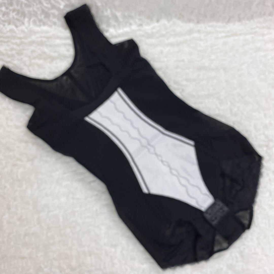 新品 ララ グラントイーワンズ 補正下着 ボディスーツ 85LL LALA 黒白