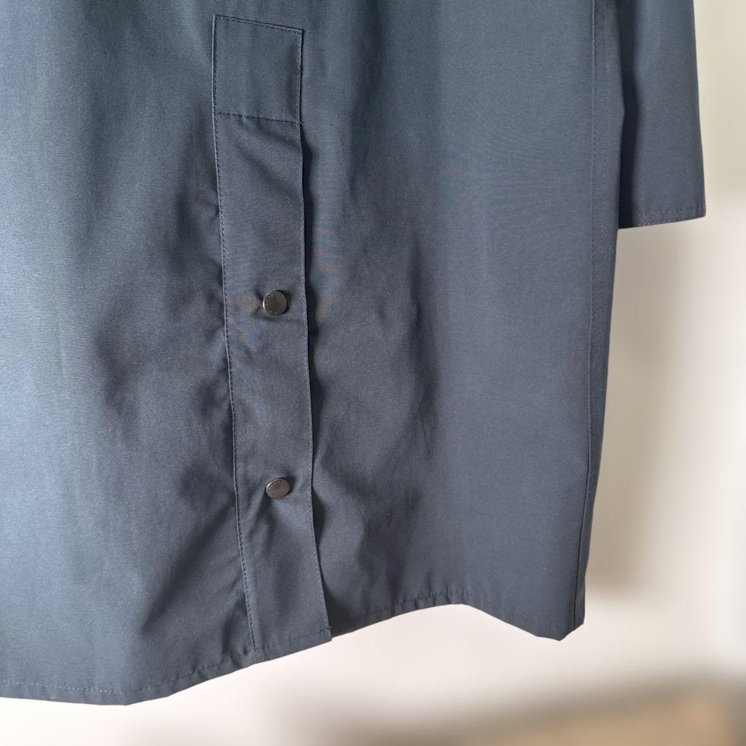 Barbour BURGHLEYネイビー ナイロントレンチコート