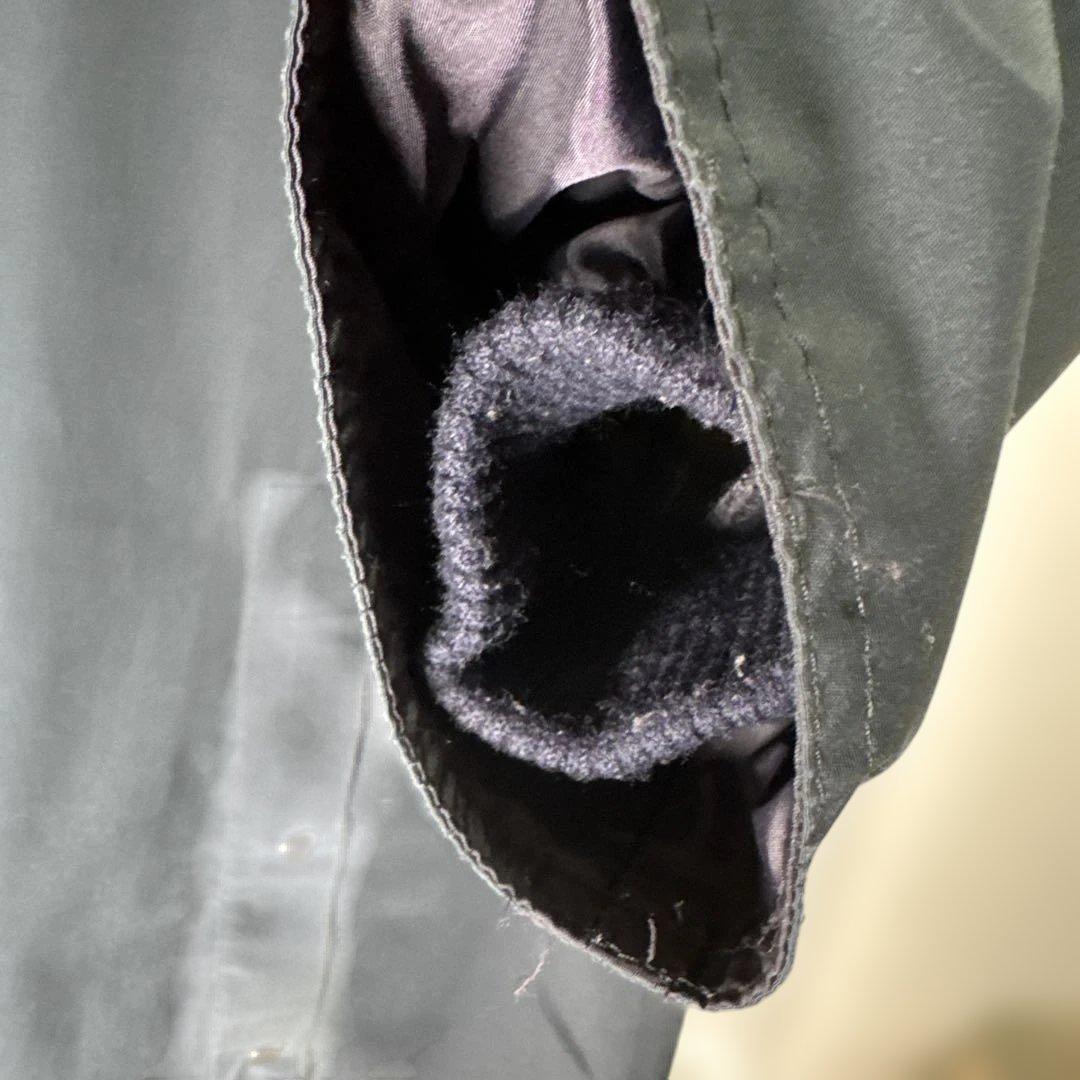 Barbour BURGHLEYネイビー ナイロントレンチコート