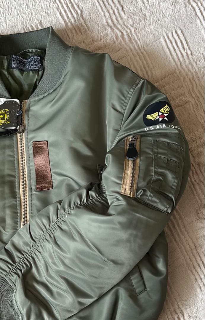 新品　U.S. AIR FORCE MA-1 ジャケット オリーブグリーン