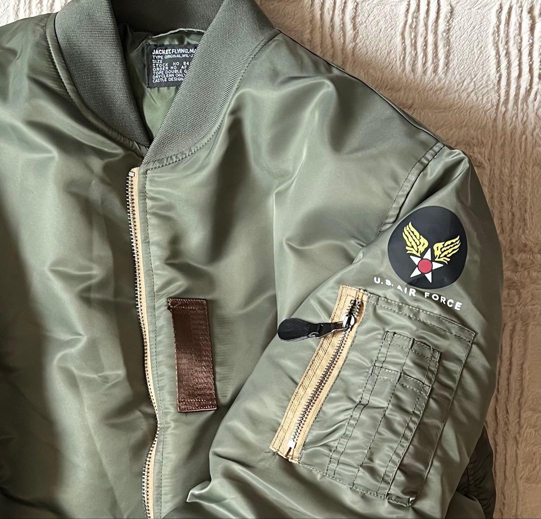 新品　U.S. AIR FORCE MA-1 ジャケット オリーブグリーン