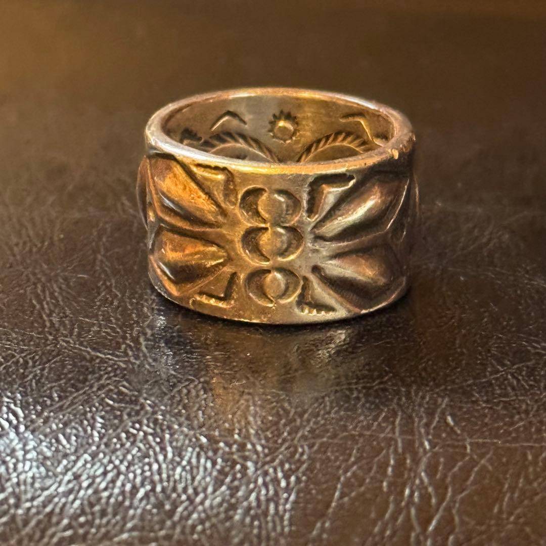 ナバホ族 Ray Adakaiレイアダカイ バングル&リング セット シルバー