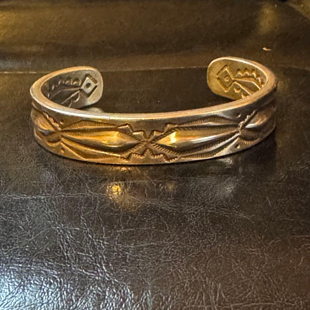ナバホ族 Ray Adakaiレイアダカイ バングル&リング セット シルバー