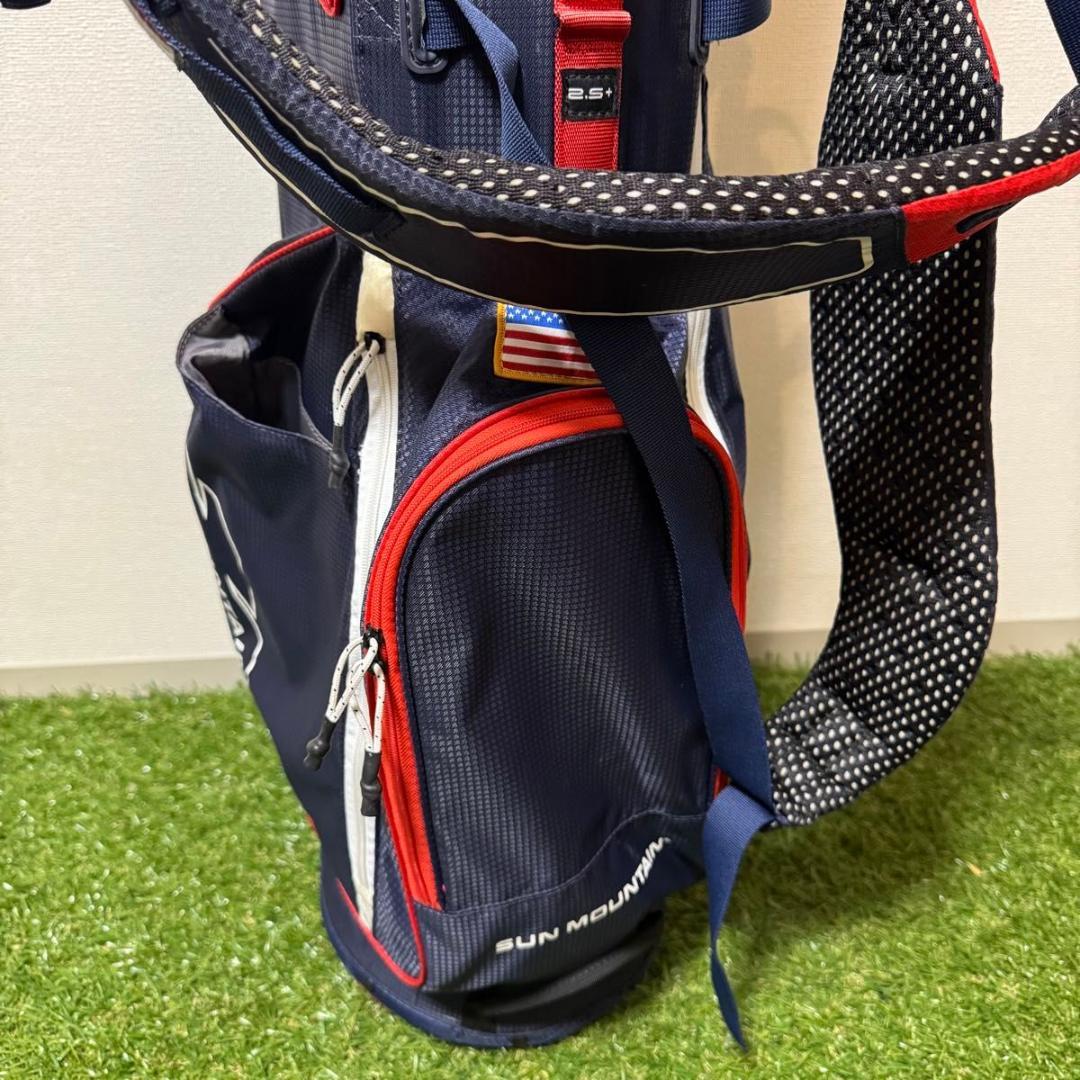 サンマウンテン カーボンスタンド キャディバッグ 8.5型 超軽量1.3kg