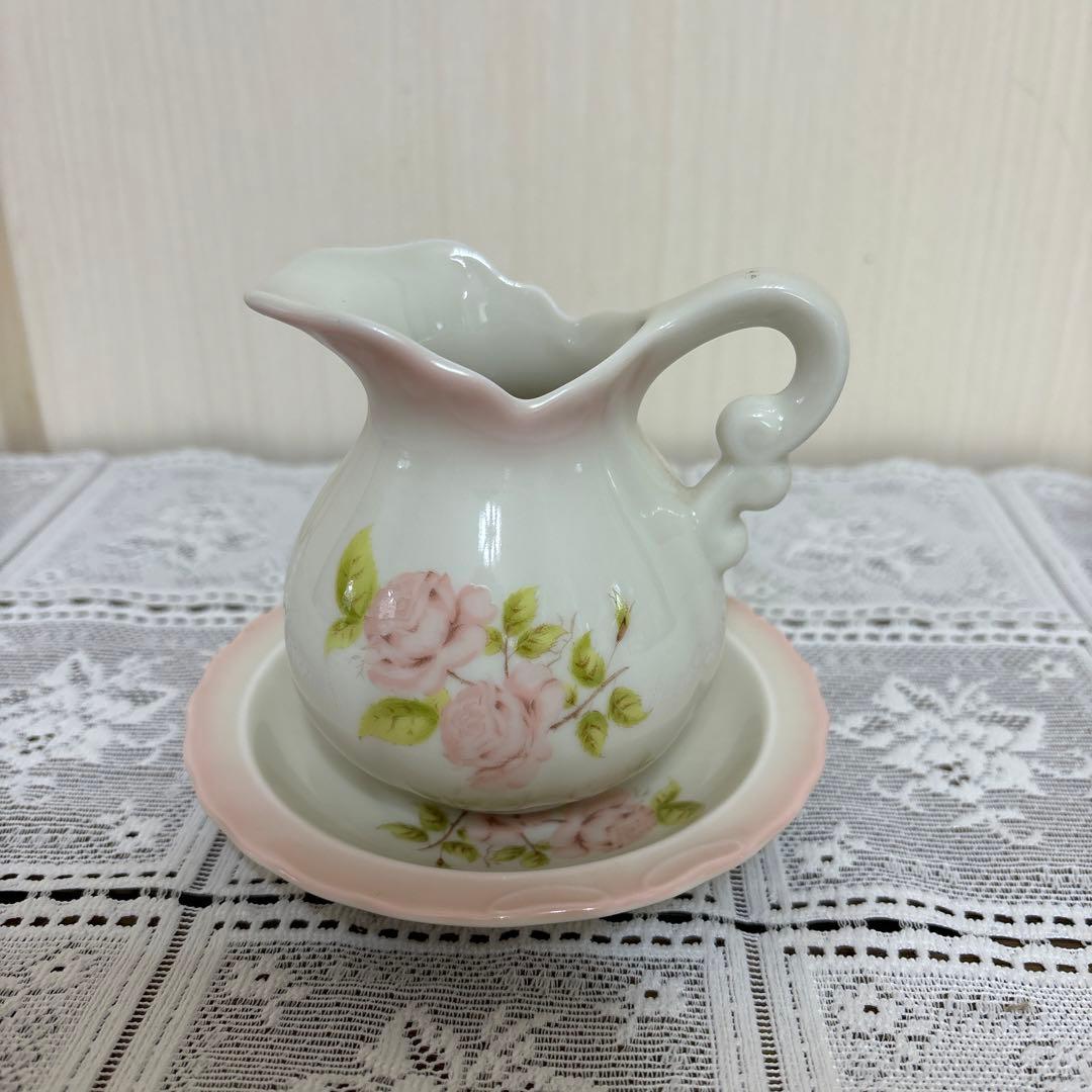 イマン　ダイアナローズジャグ＆ソーサー