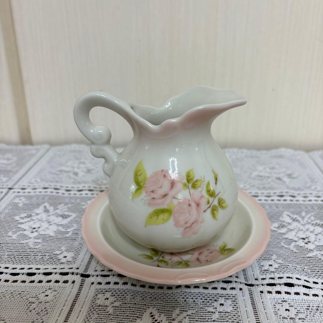 イマン　ダイアナローズジャグ＆ソーサー