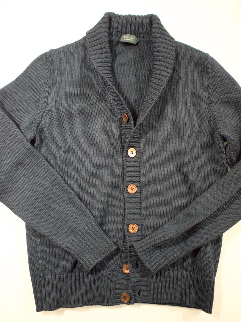 Y*H様 ZANONE 46 ショールカラーカーディガン ミドルゲージ グリーン