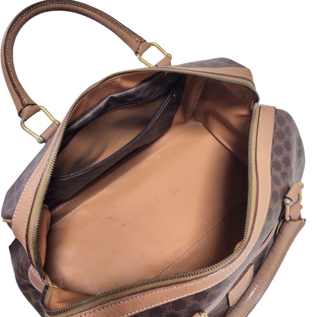 【セリーヌ】ボストンバッグ　マカダム　トリオンフ　旅行バッグ