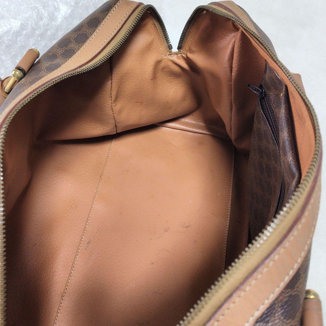 【セリーヌ】ボストンバッグ　マカダム　トリオンフ　旅行バッグ