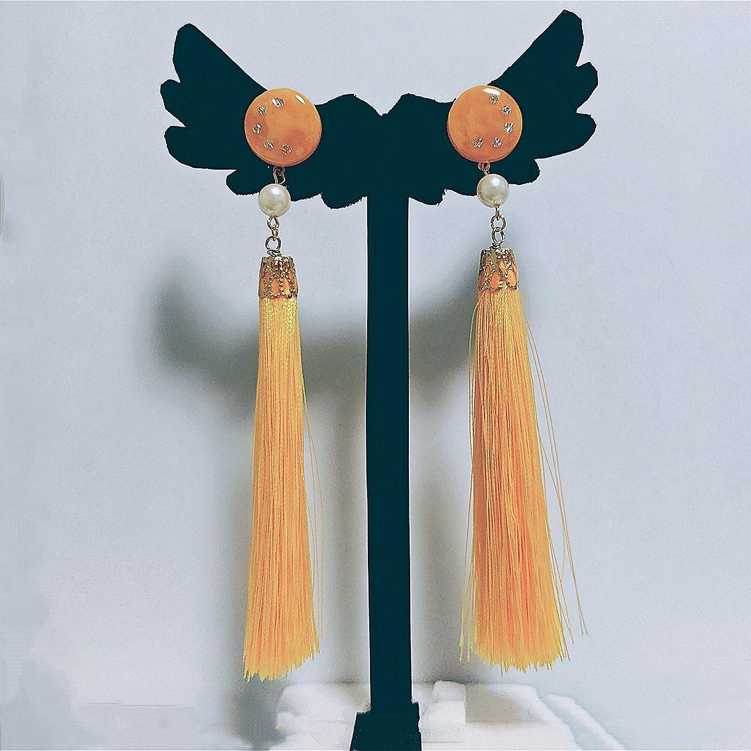 【1184】タッセルピアス•イヤリング