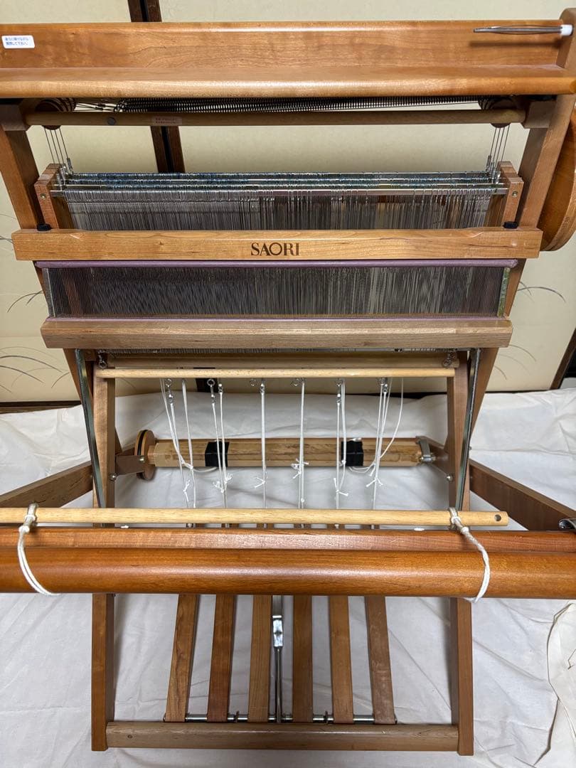 SAORI WX60 織り機 木製折りたたみ式 スプリング式4枚綜絖