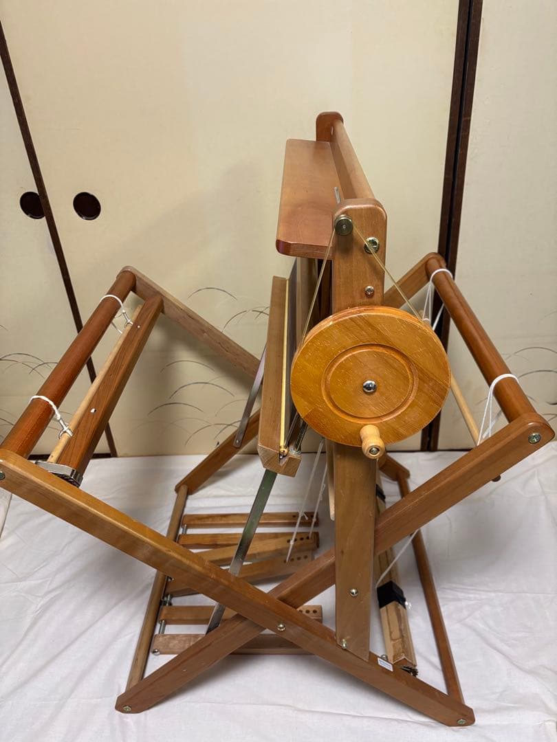 SAORI WX60 織り機 木製折りたたみ式 スプリング式4枚綜絖