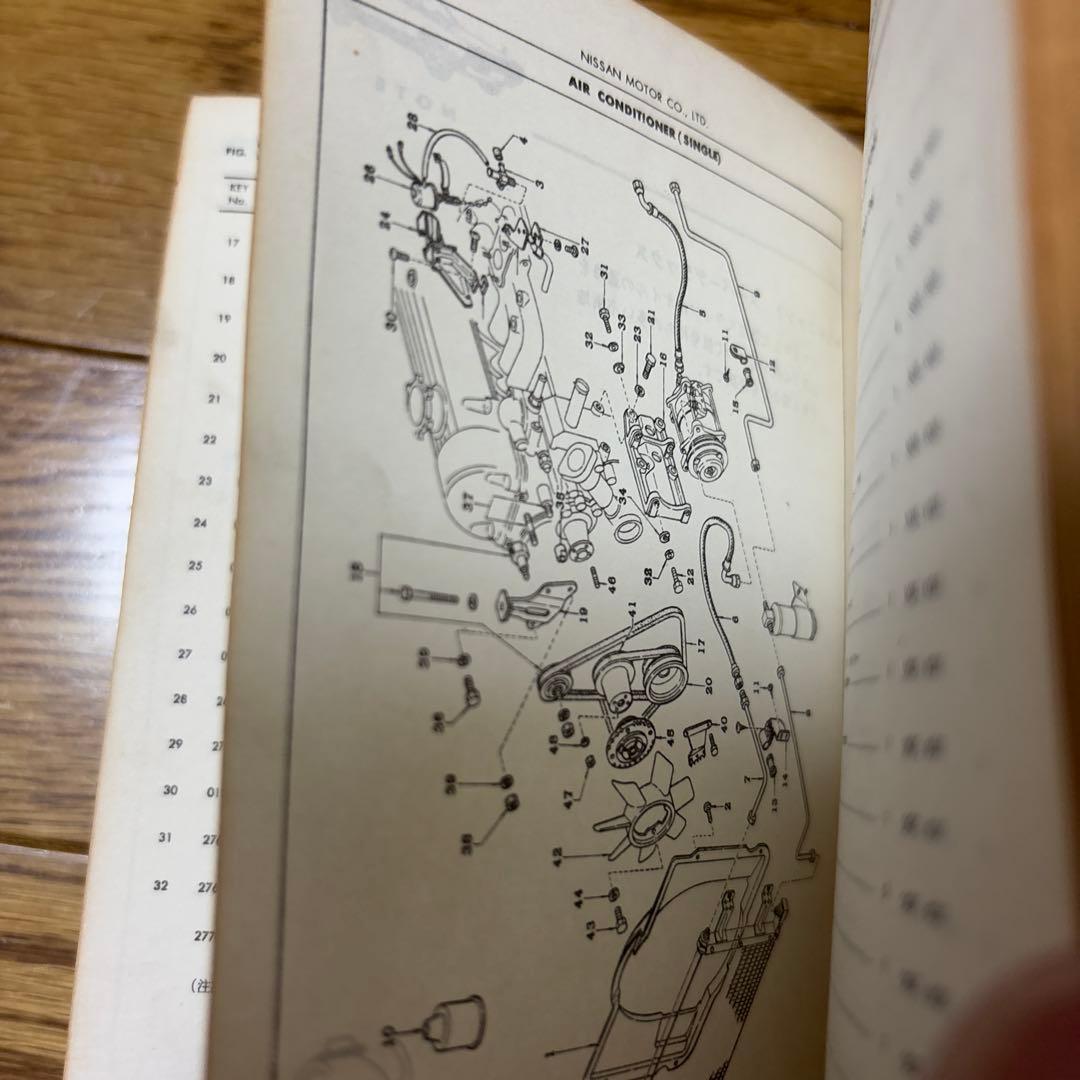 スカイライン　GC110 パーツカタログ　1973年