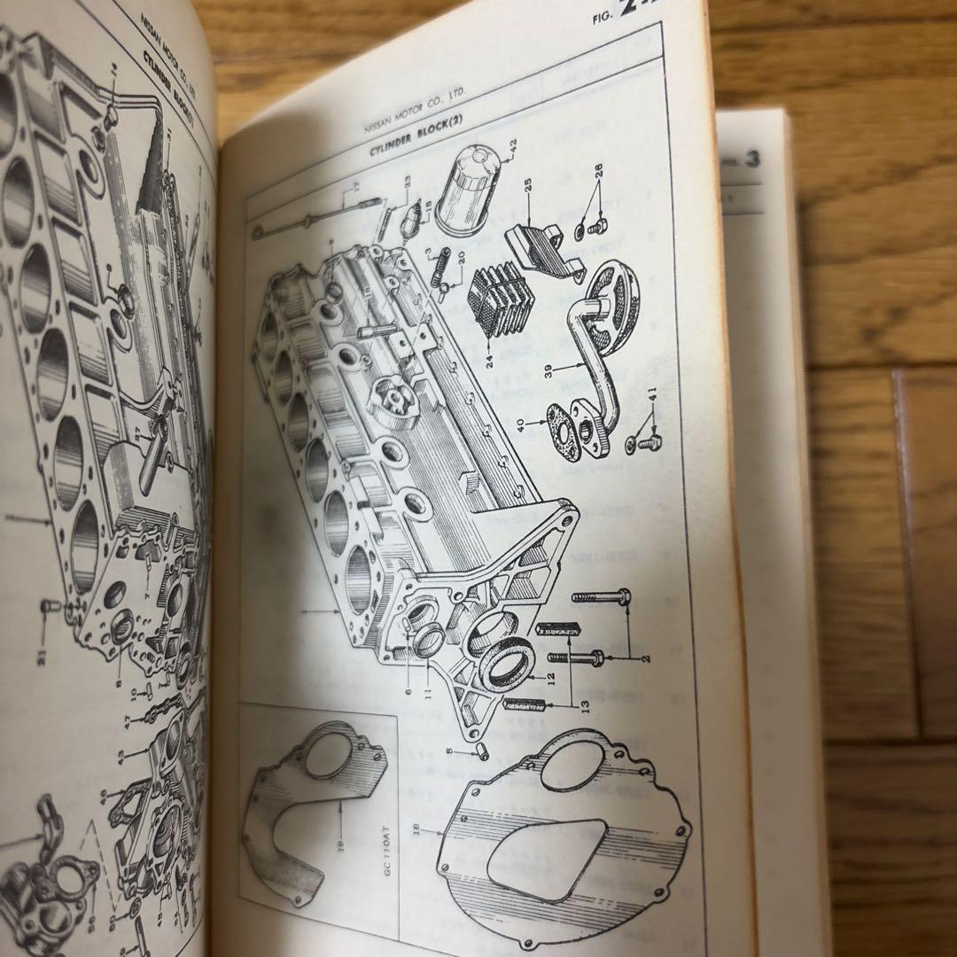 スカイライン　GC110 パーツカタログ　1973年