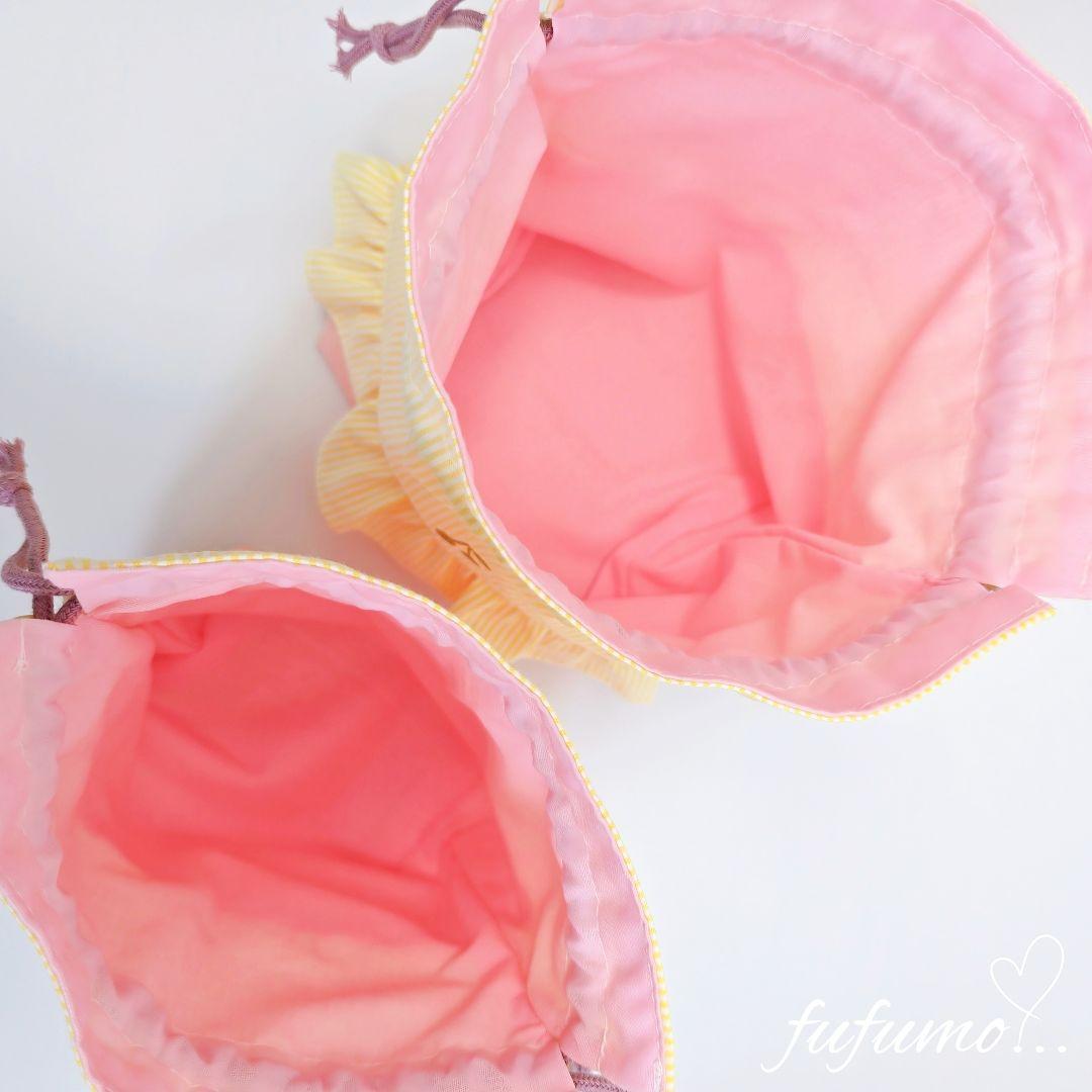 入園入学準備品5点セット＊イエローストライプ