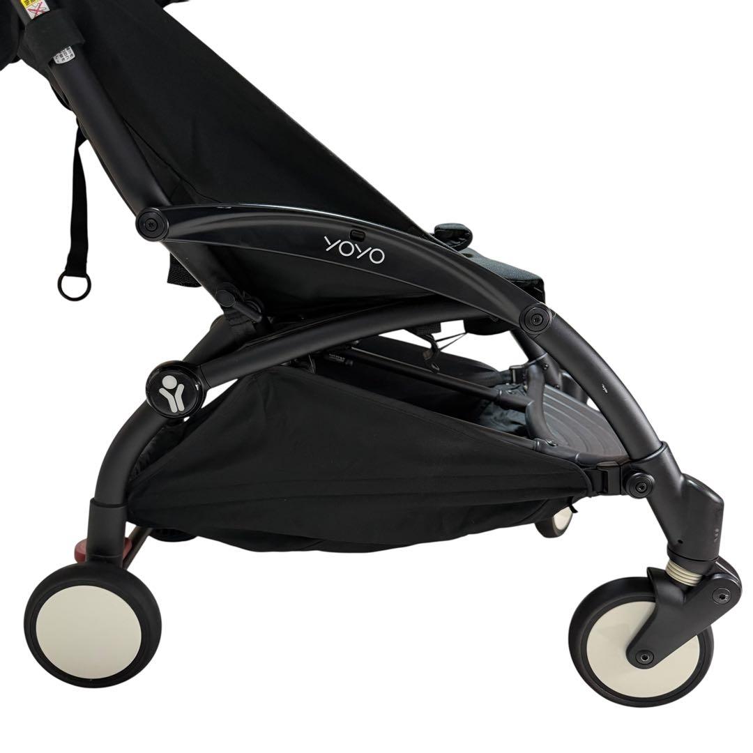 【良品】BABYZEN YOYO2 6+ ブラック ベビーカー 軽量 27-20