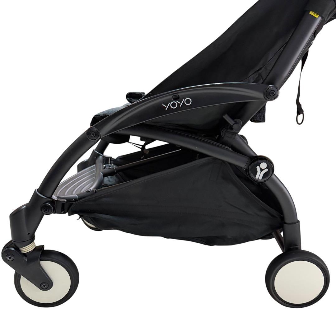 【良品】BABYZEN YOYO2 6+ ブラック ベビーカー 軽量 27-20