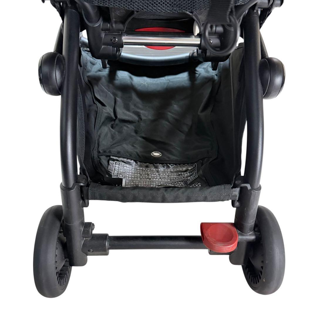 【良品】BABYZEN YOYO2 6+ ブラック ベビーカー 軽量 27-20