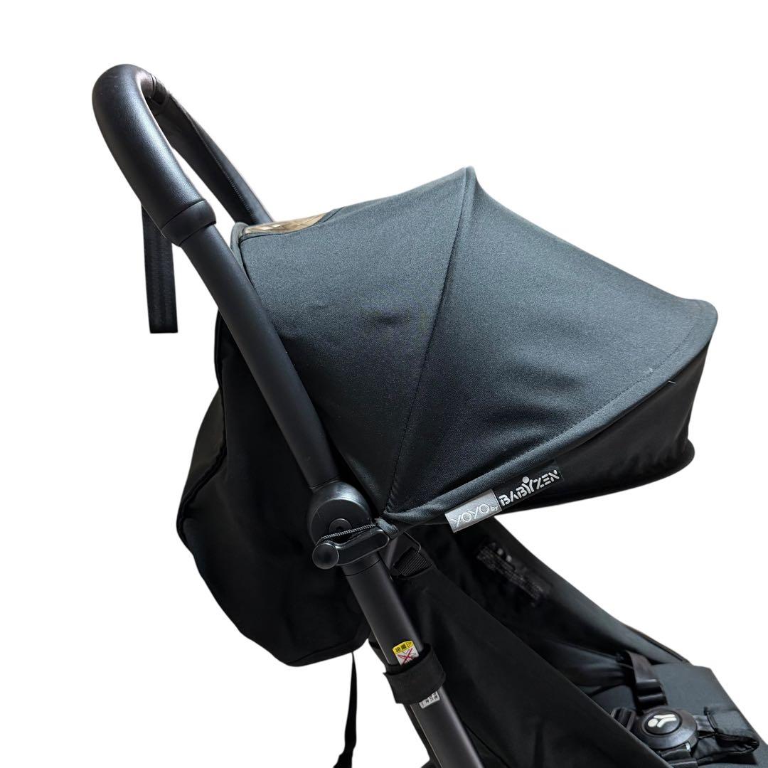 【良品】BABYZEN YOYO2 6+ ブラック ベビーカー 軽量 27-20