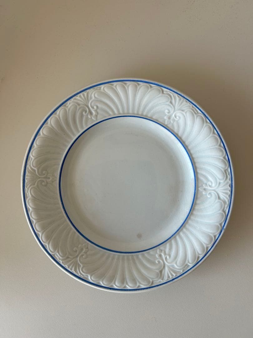 クレイユ エ モントロー　Creil et Montereau レリーフ皿