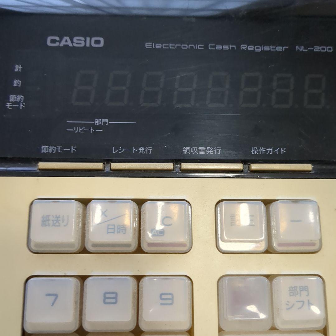 CASIO カシオ 電子レジスターNL-200 キッチンカー イベント フェス