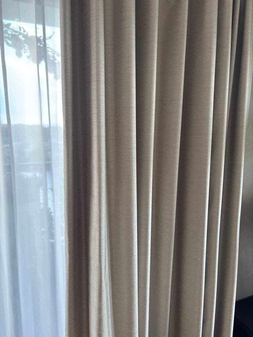 フジエテキスタイル　ドレープ　レースカーテン　セット W2600 x H2450