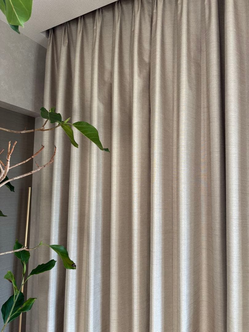 フジエテキスタイル　ドレープ　レースカーテン　セット W2600 x H2450