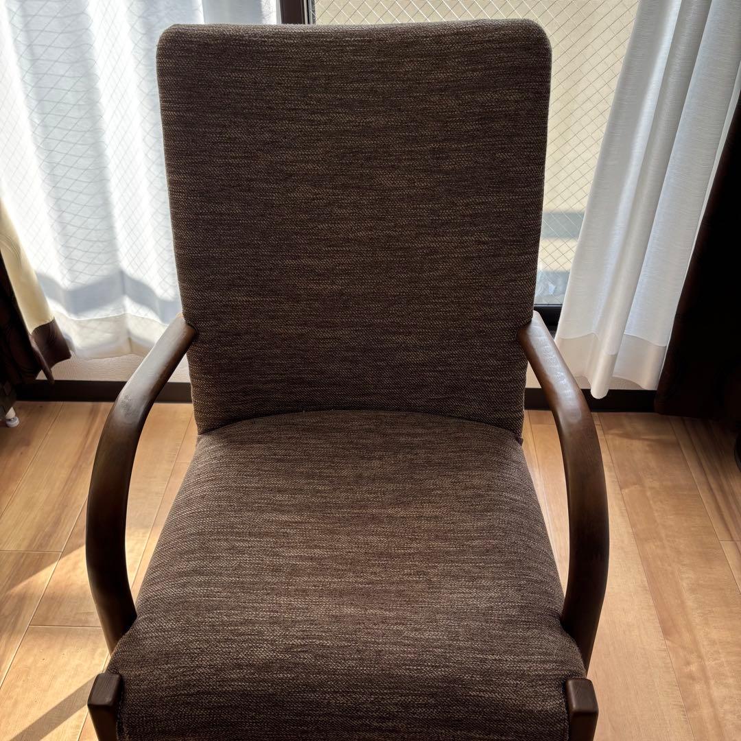 ニトリ　ダークブラウン ダイニングテーブルセット