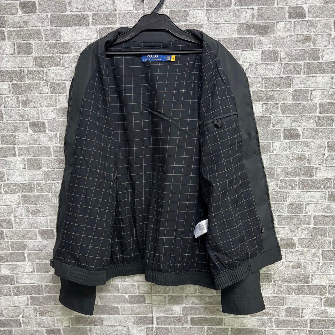 極美品　Polo Ralph Lauren スイングトップ　ブラックジャンパー