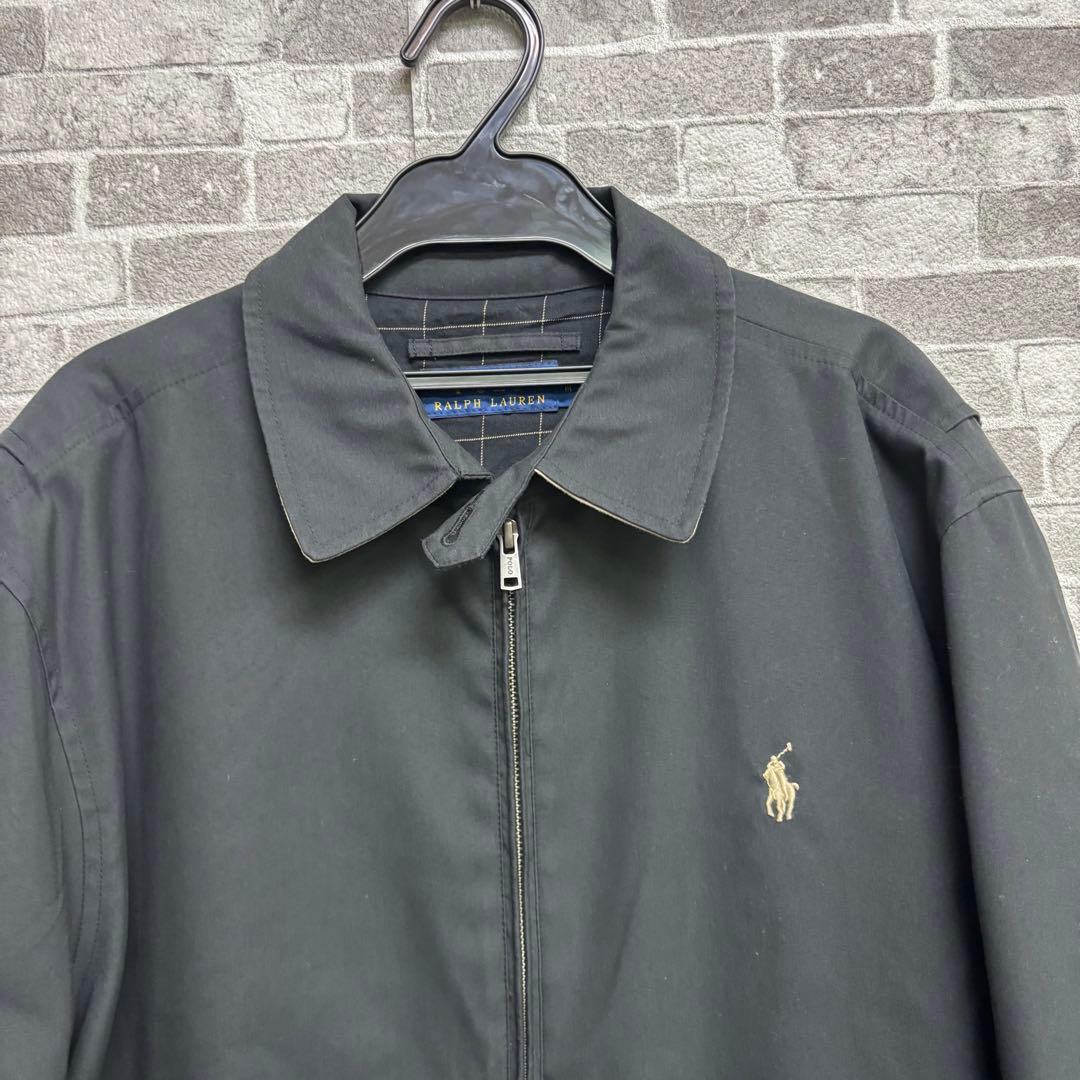 極美品　Polo Ralph Lauren スイングトップ　ブラックジャンパー