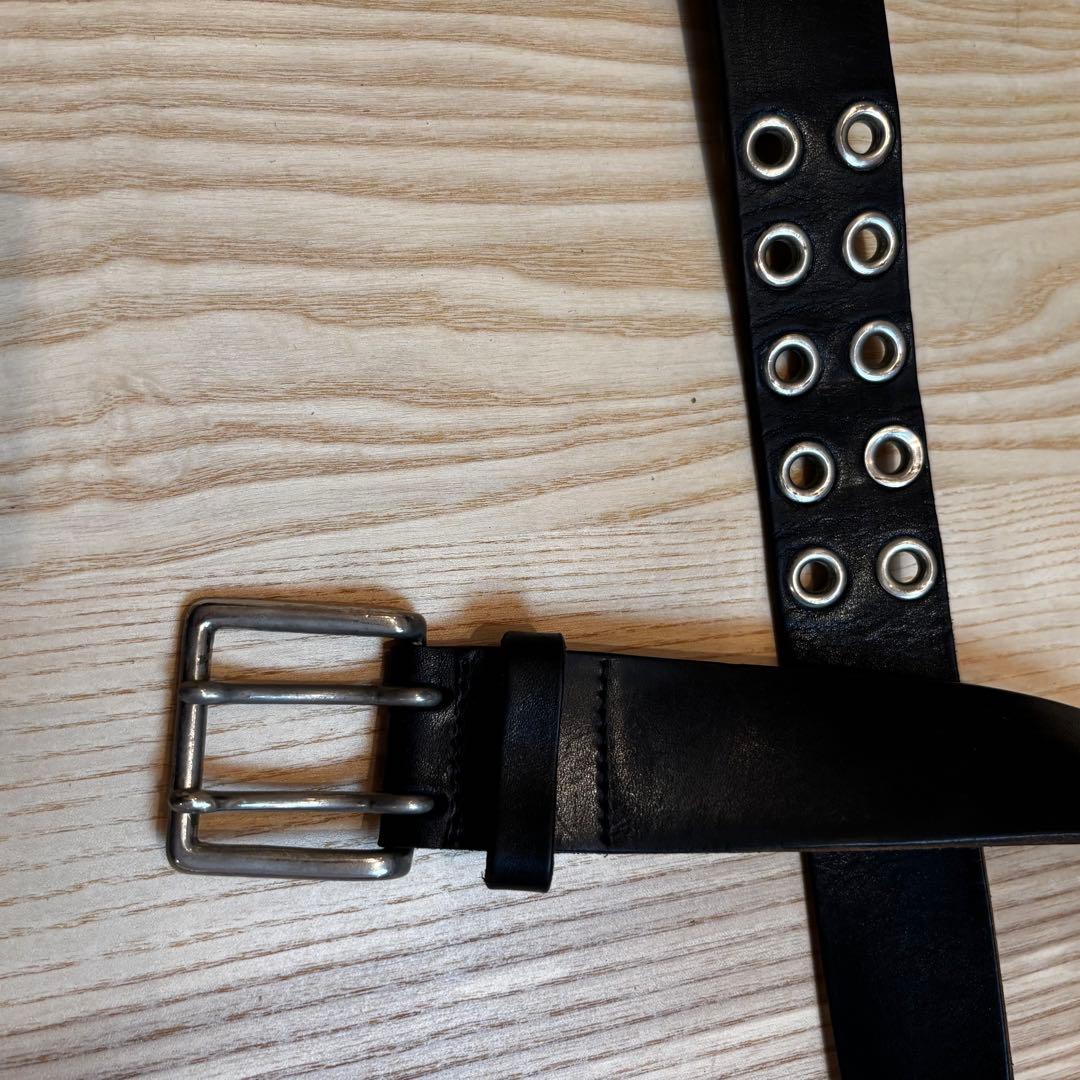 yohji yamamotoヨウジヤマモト アイレット ベルト メンズ