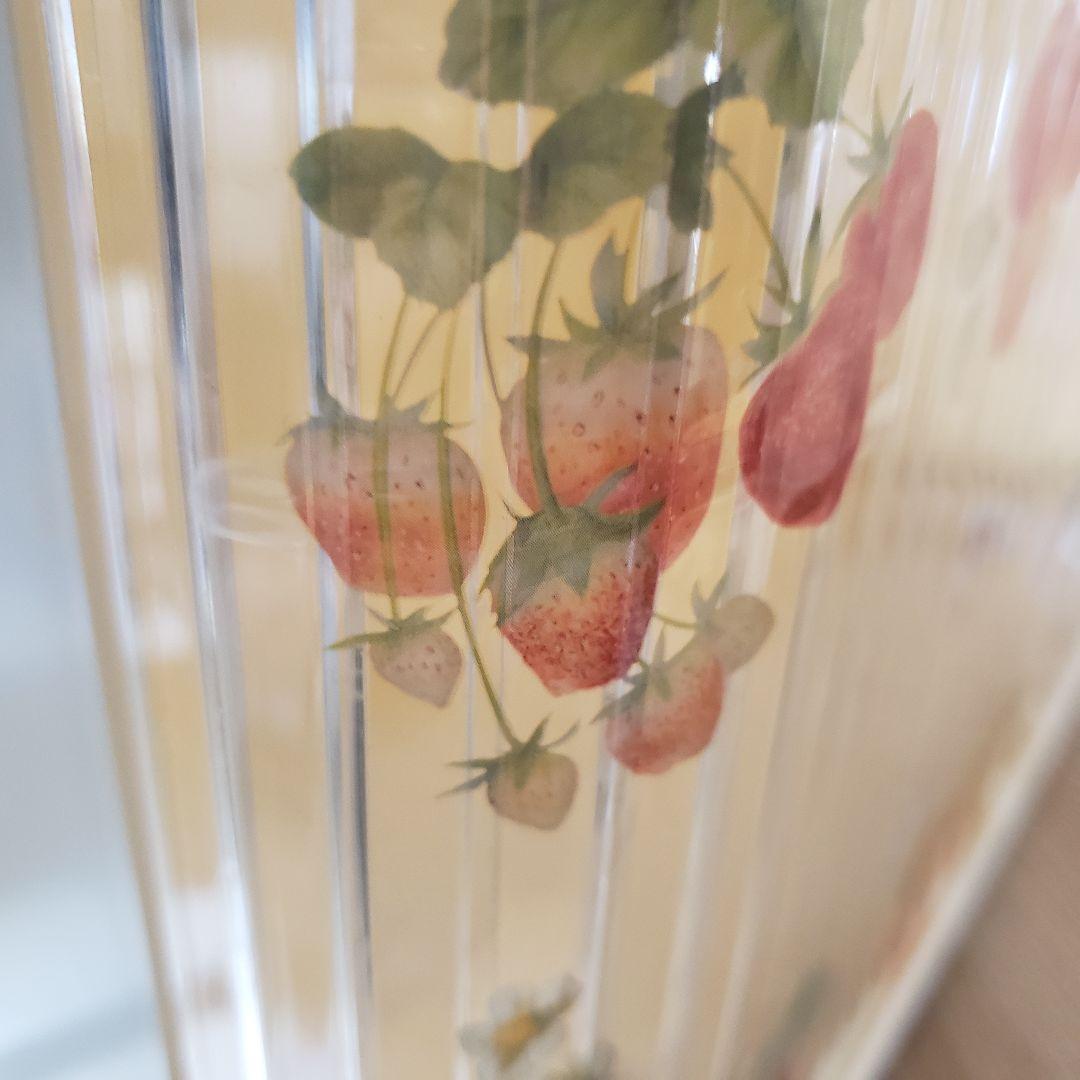 昭和レトロ フードケース 調味料入れ キャビネット 蛇腹式 フルーツ&フラワー