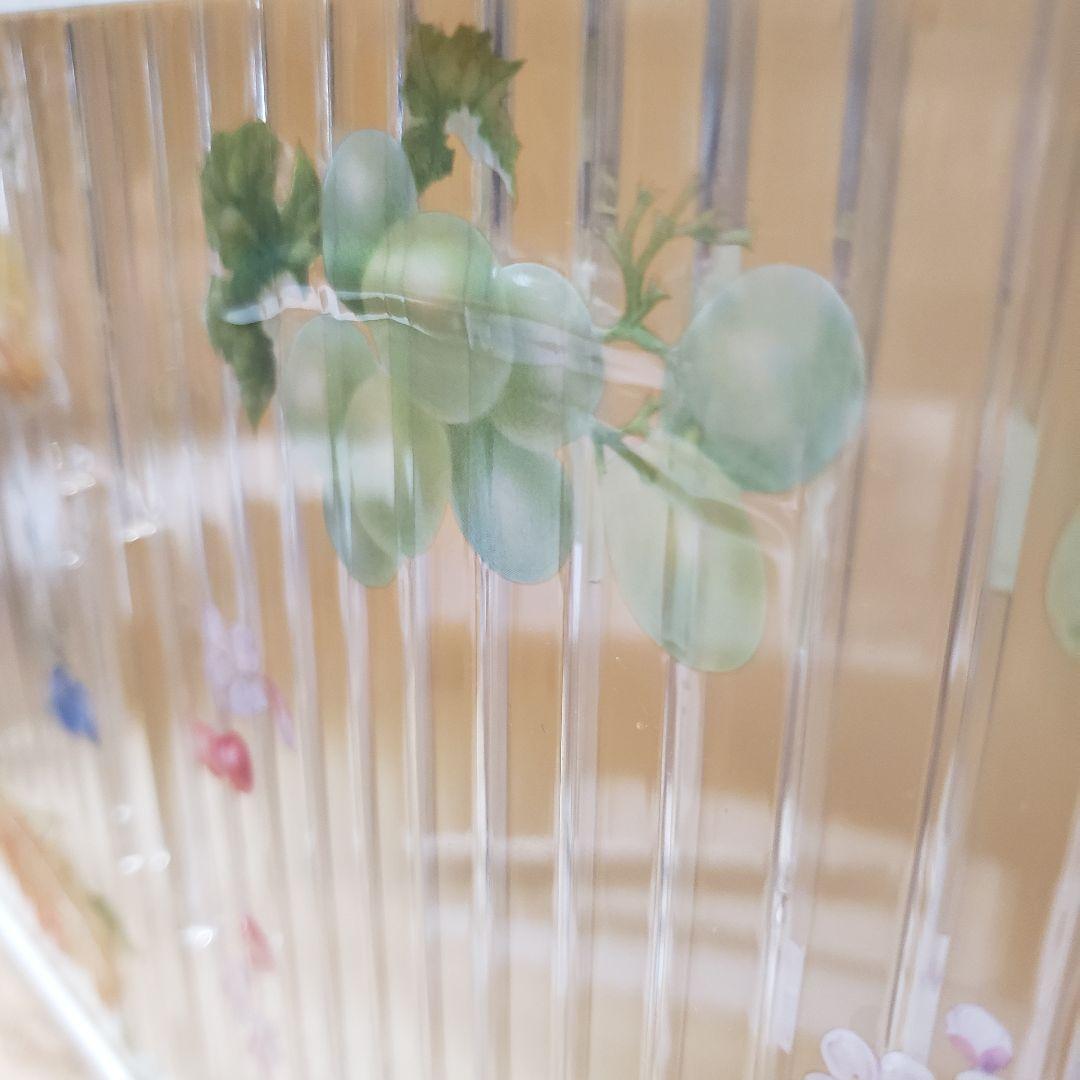 昭和レトロ フードケース 調味料入れ キャビネット 蛇腹式 フルーツ&フラワー