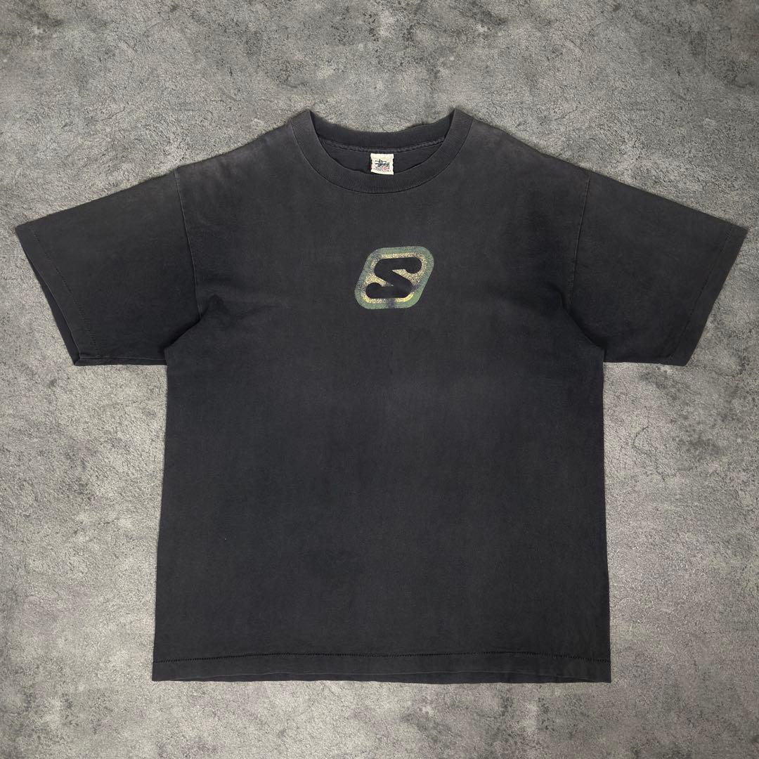 old stussy 90s ビンテージ Sロゴ Tシャツ オールドステューシー