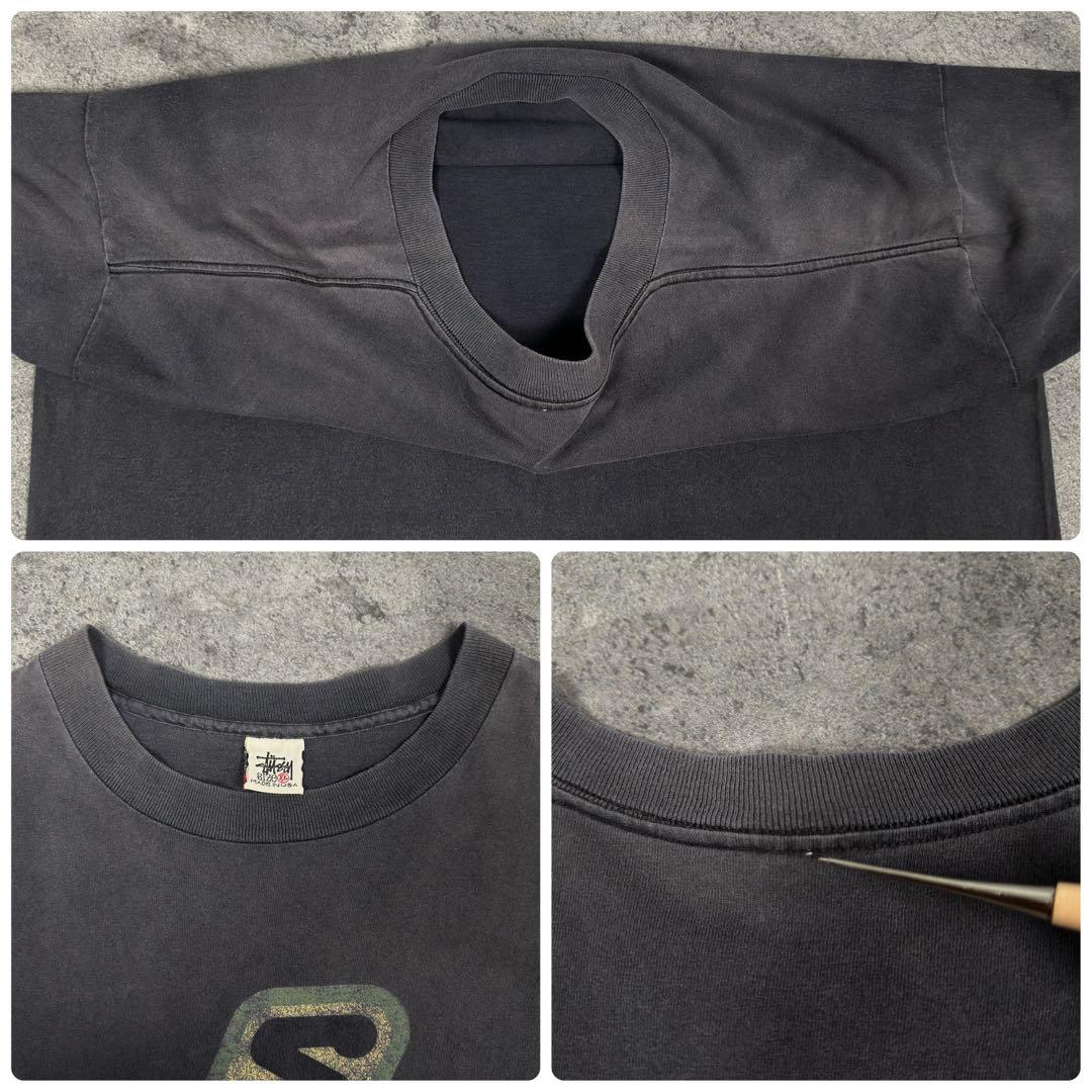 old stussy 90s ビンテージ Sロゴ Tシャツ オールドステューシー