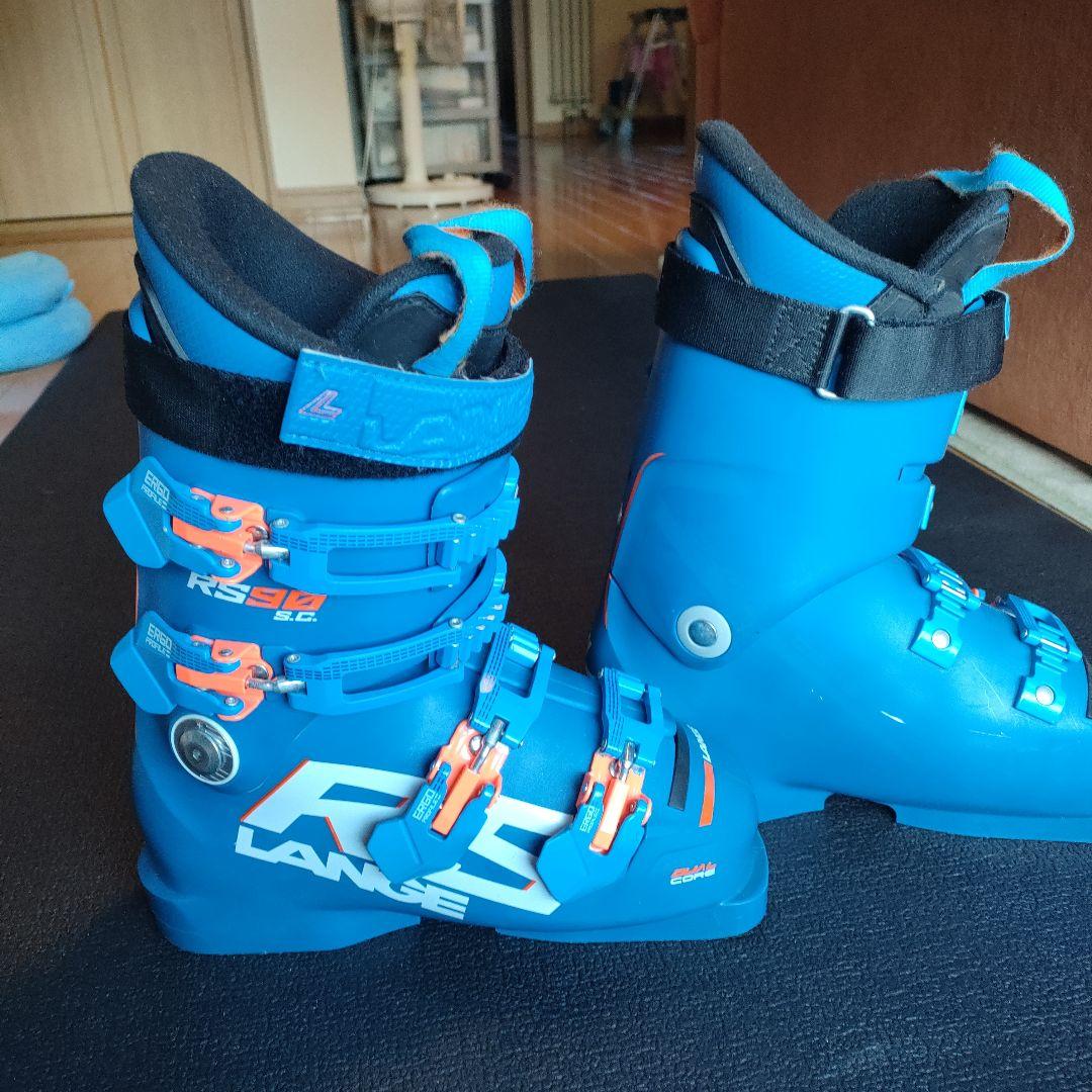 LANGE RS 90 スキー靴 青　1シーズン使用