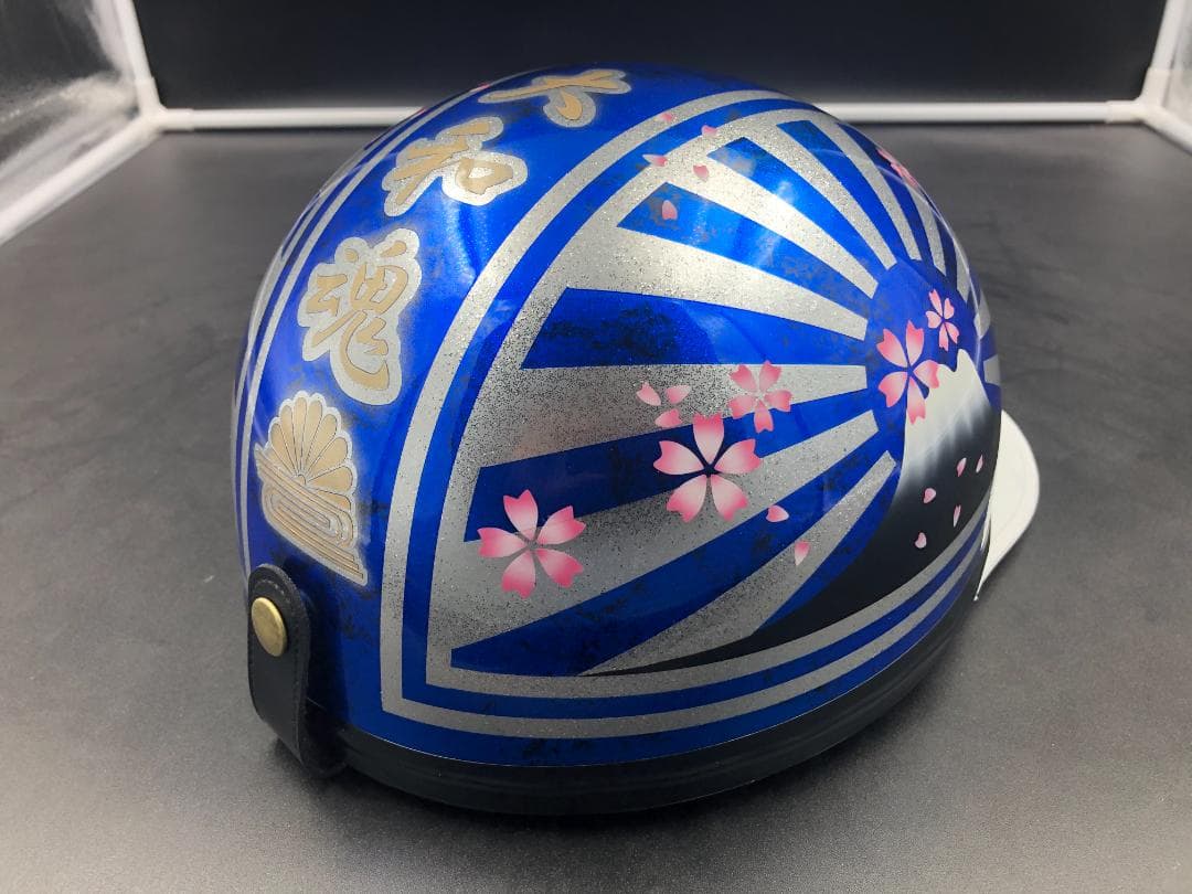 コルク半　カスタム　富士日章　三つボタン　ブルーラップ　ラメ　桜　高級クリヤ