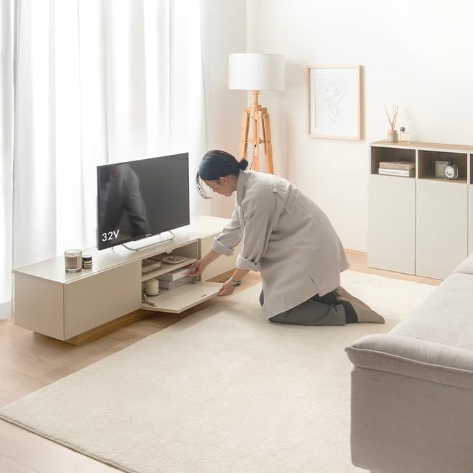 【幅150cm】Pom 引き出し付き テレビ台 テレビボード ローボード