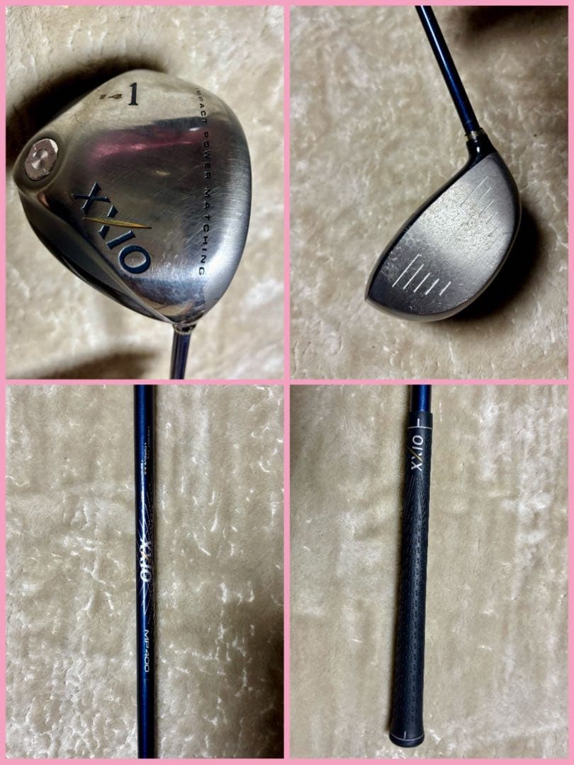 豪華ゼクシオ XXIO レディース ゴルフセット 10本 ピンクバッグ付 初心者