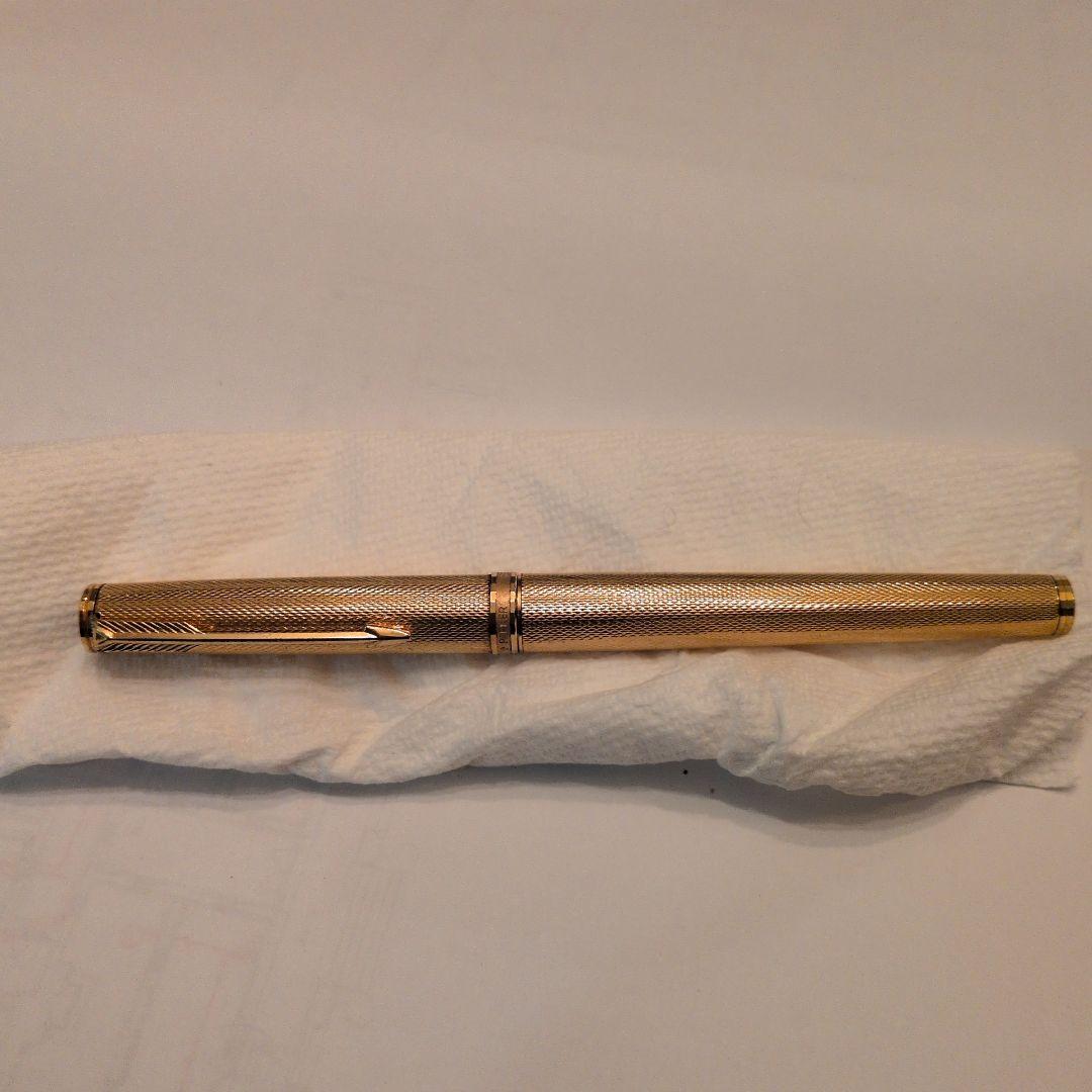 Parker ゴールド万年筆 18Kペン先
