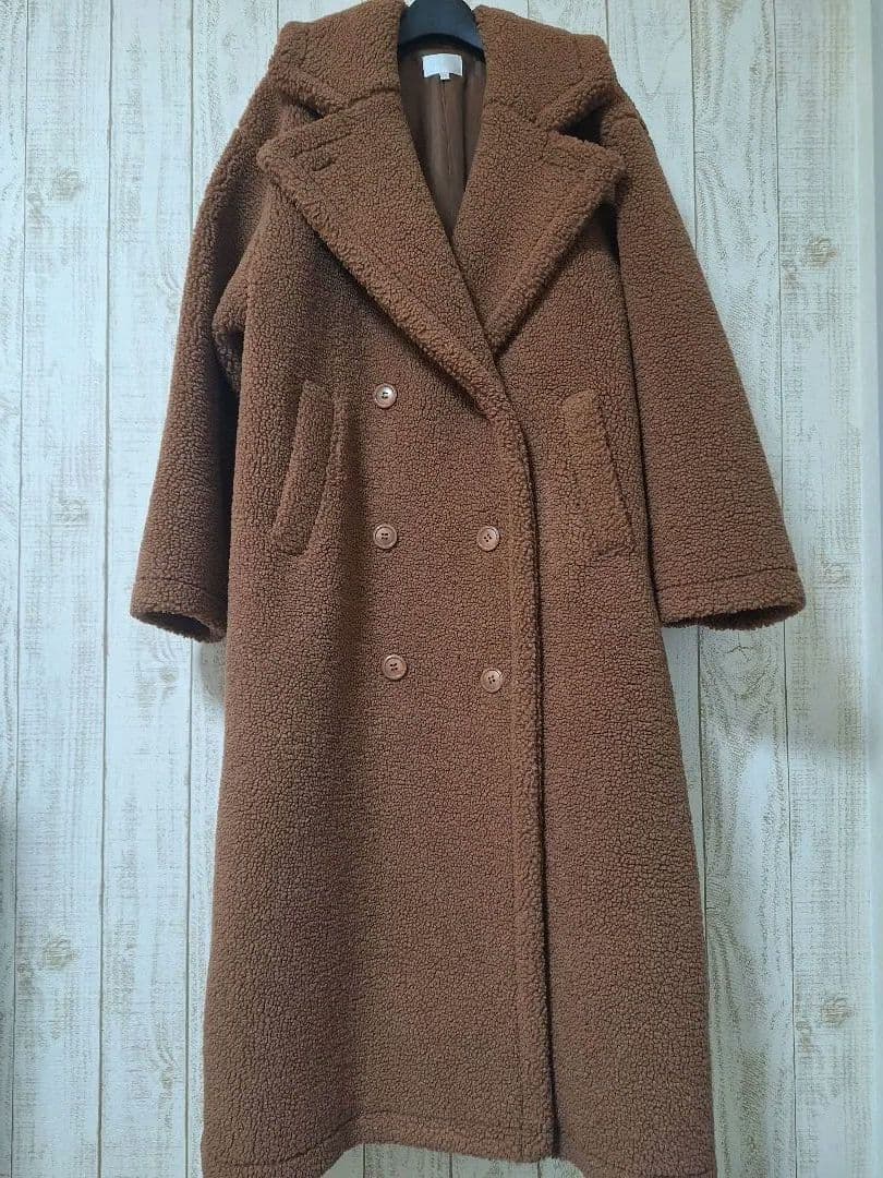 rienda テディボア2WAYロングコート