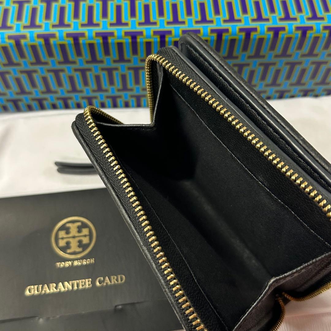 新品同様‼️ 現行　トリーバーチ　財布　折り財布　キルティング　付属品付き