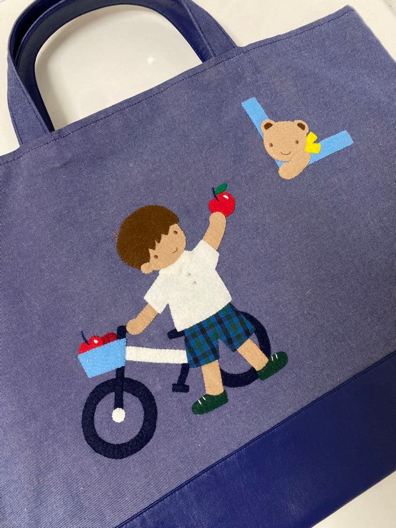 本日限定価格　familiar ファミリア　デニムバッグ　美品