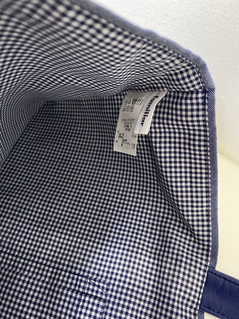 本日限定価格　familiar ファミリア　デニムバッグ　美品