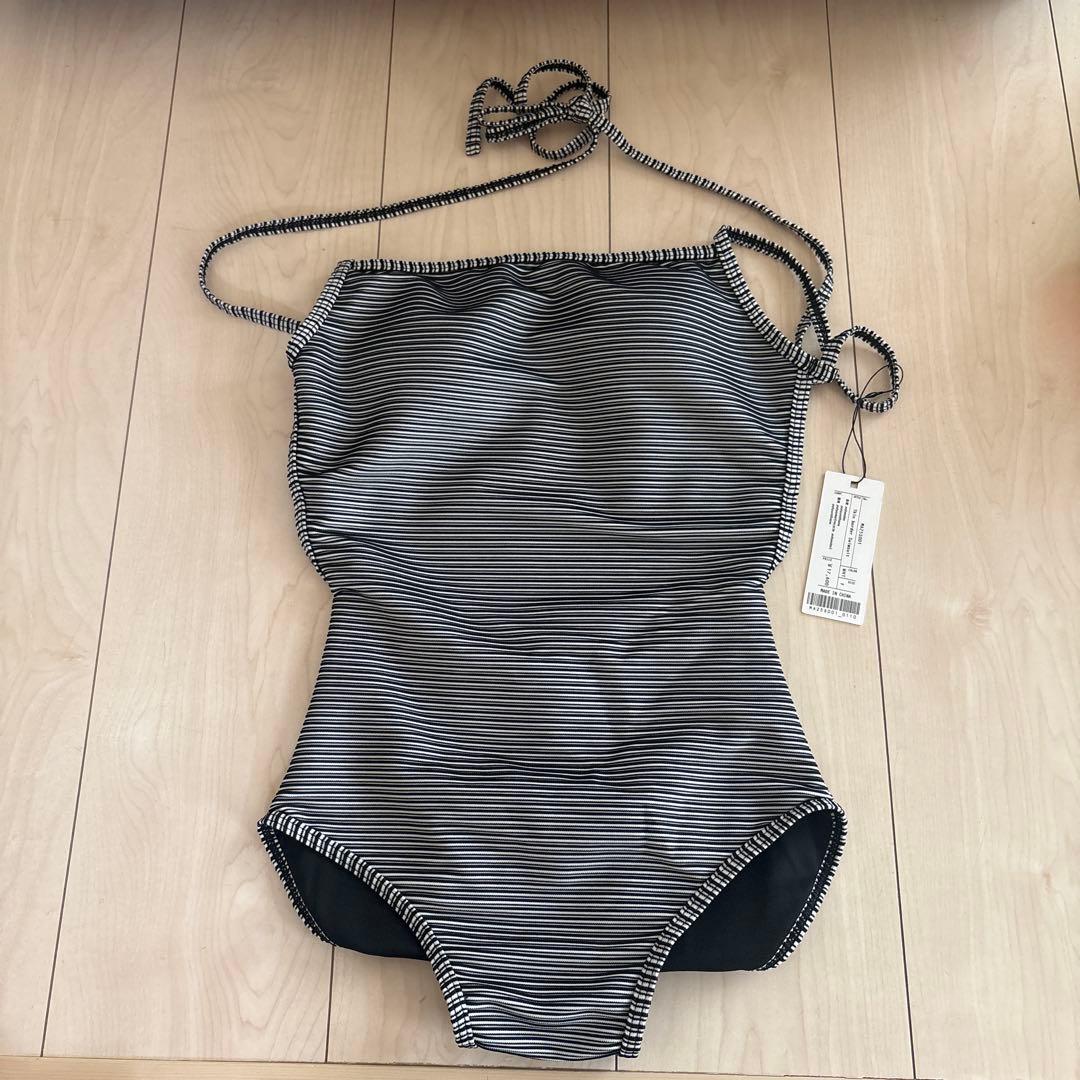 MIZUASOBI ワンピース水着　Thin border Swimsuit