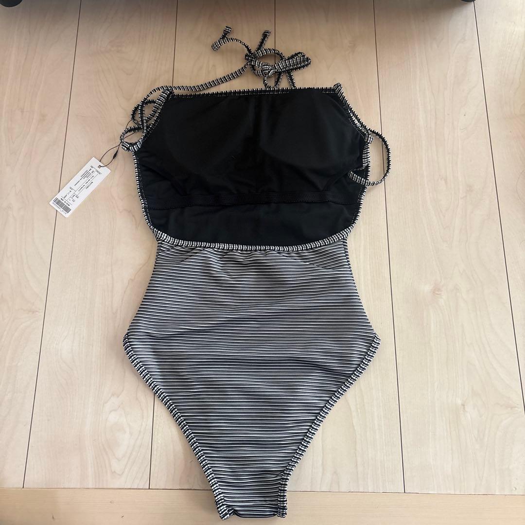 MIZUASOBI ワンピース水着　Thin border Swimsuit